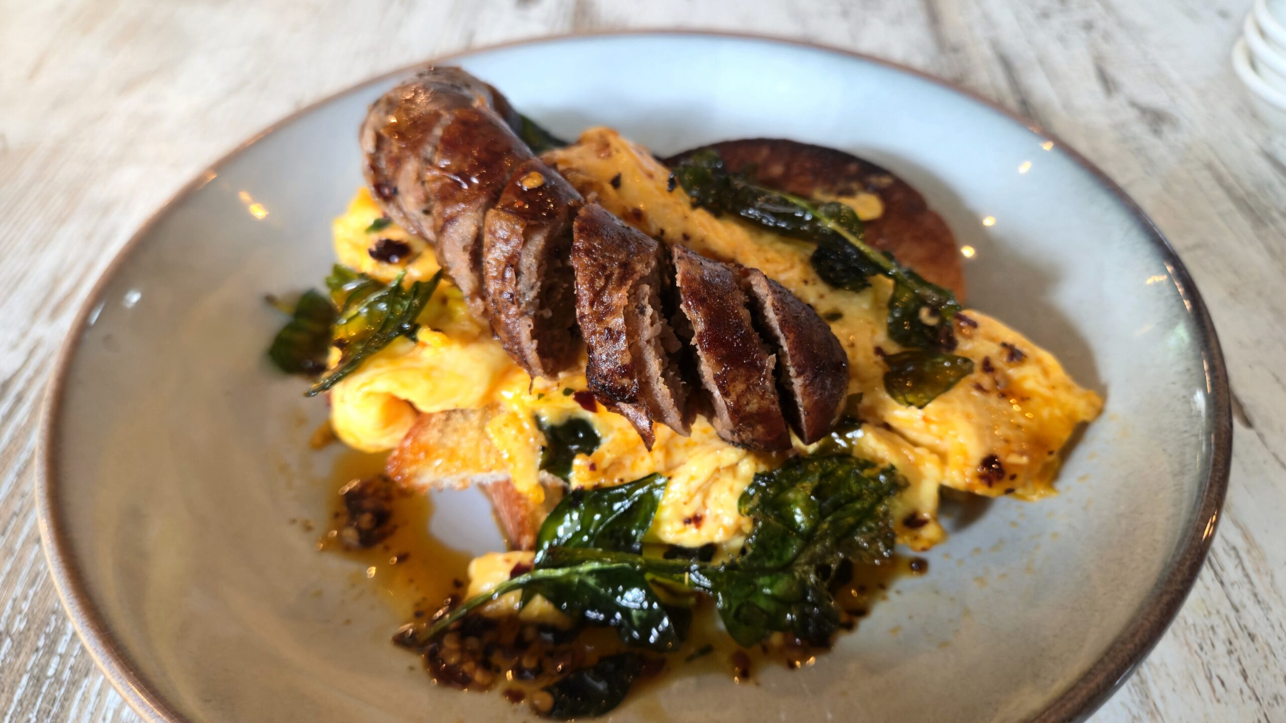 bangers-and-chilli-eggs